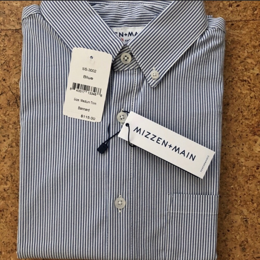 Mizzen and Main Short Sleeve Button down Bannard